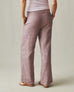 Women's Linen Wide Leg Pant - Twilight Mauve